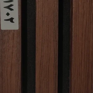 دیوارپوش mdf روکش pvc فندقی تیره