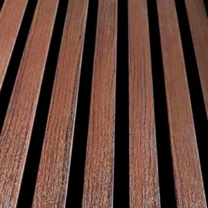 دیوارپوش mdf روکش pvc فندقی قرمز